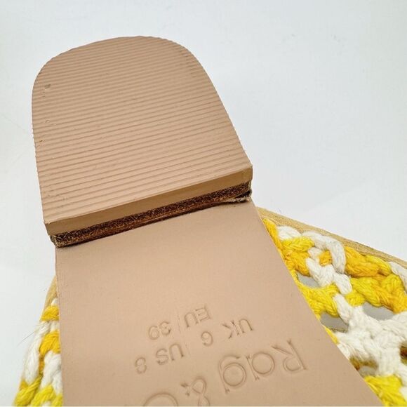 Rag N Co Mariana Woven‎ Flat Mules With Tassels New US 8 - Picture 10 of 11